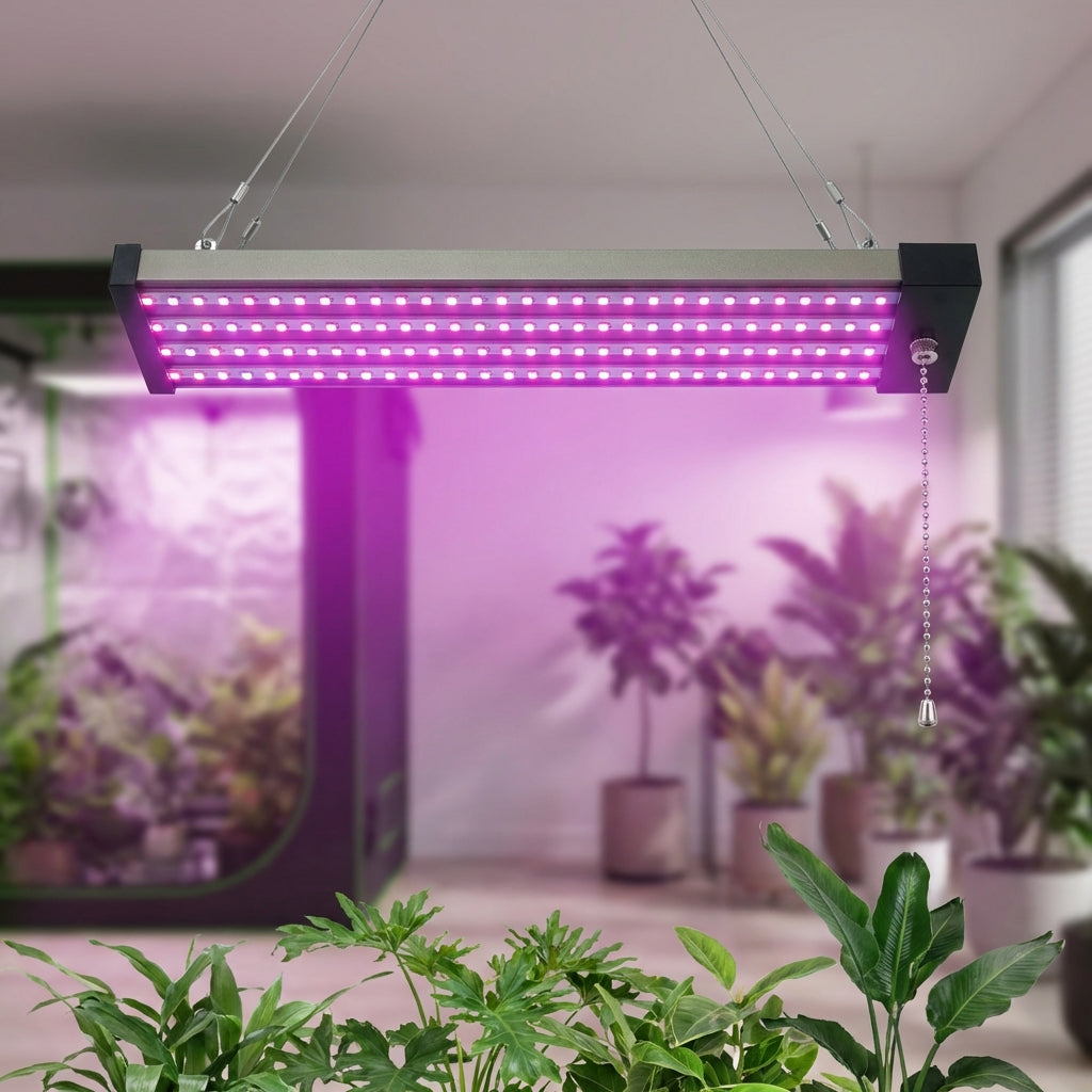 Kweeklamp Planten LED Volledig Spectrum Hangend Dimbaar Trekschakelaar Kamerplanten Kruiden Indoor Groeilamp Grow Light | Sansoti