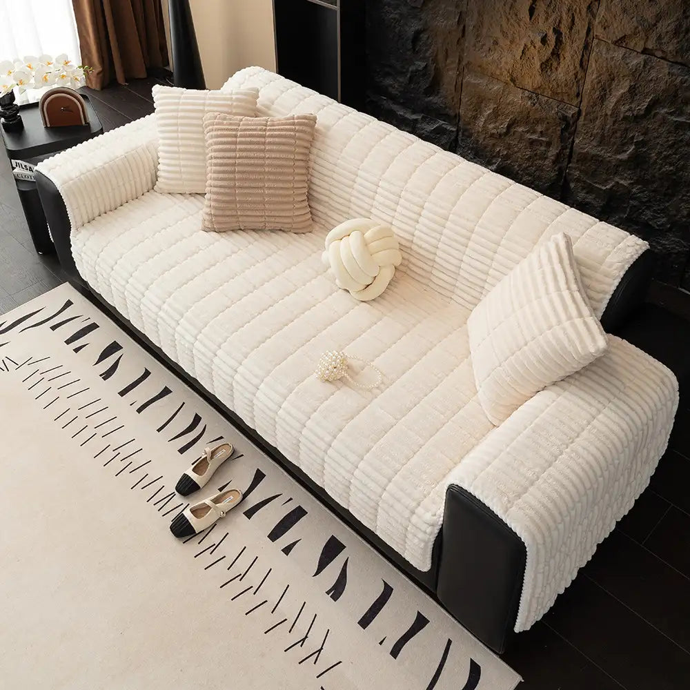 Waterdichte Eenzits Bankhoes 70×180 cm – Antislip Fleece Beschermer voor Fauteuil & Sofa Meubelbescherming | Sansoti