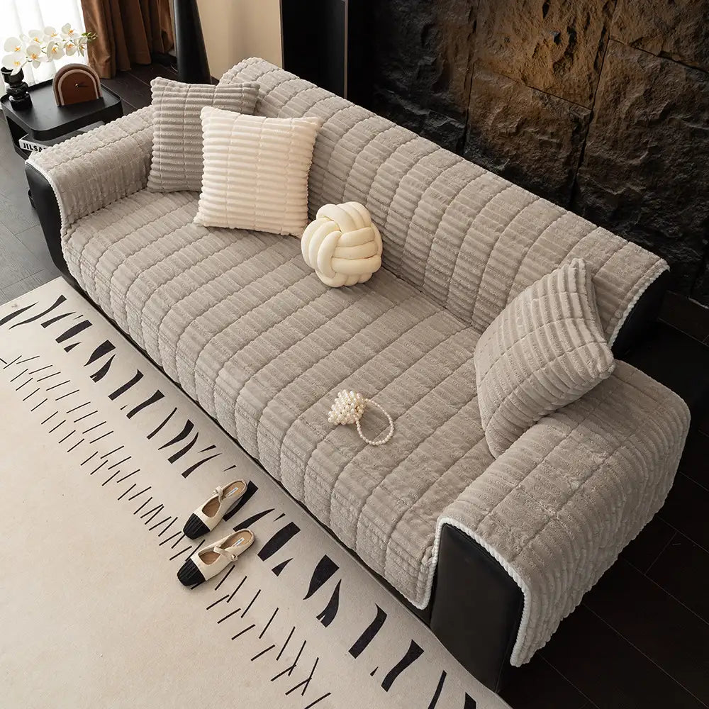 Waterdichte Eenzits Bankhoes 70×180 cm – Antislip Fleece Beschermer voor Fauteuil & Sofa Meubelbescherming | Sansoti