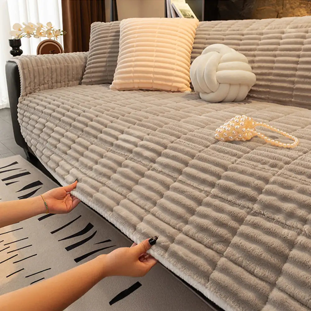 Waterdichte Eenzits Bankhoes 70×180 cm – Antislip Fleece Beschermer voor Fauteuil & Sofa Meubelbescherming | Sansoti