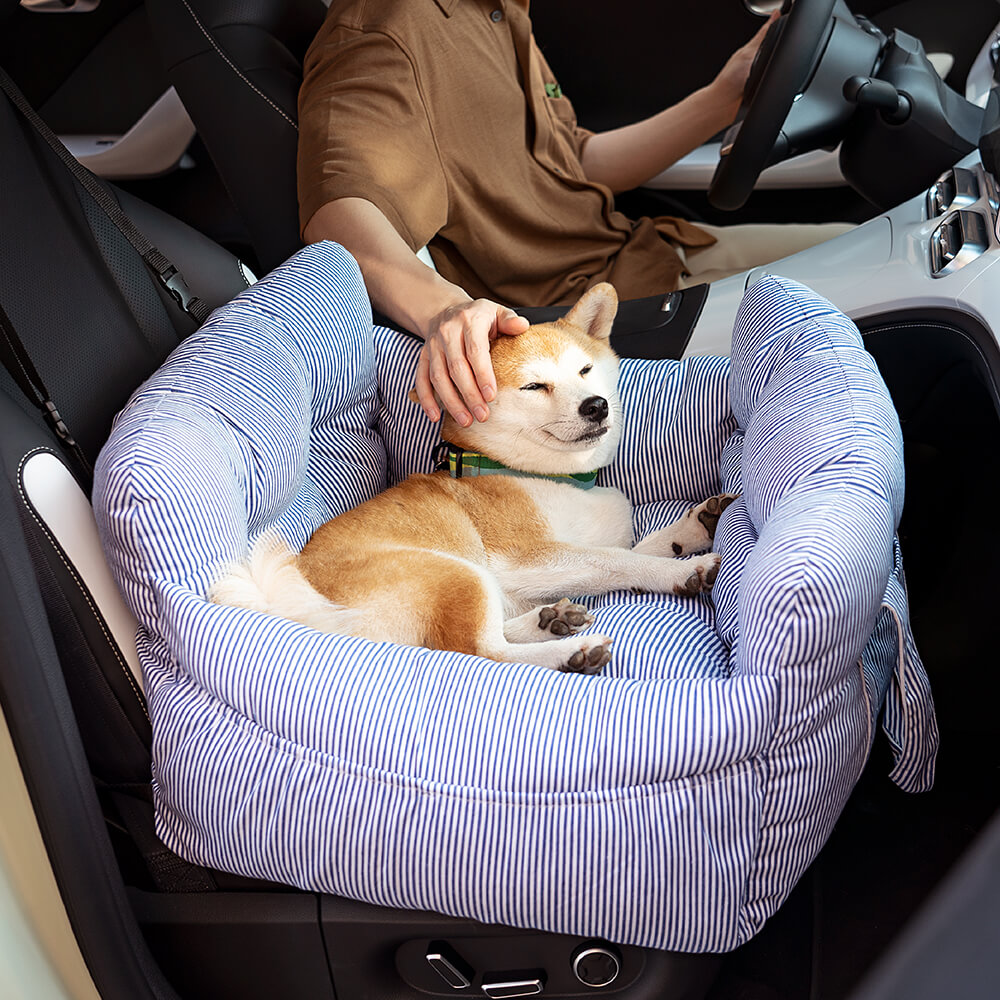 Hondenautostoel Draagbaar Reisbed Comfortabel Bolster Veilige Zetel voor Kleine Honden Katten Huisdieren | Sansoti