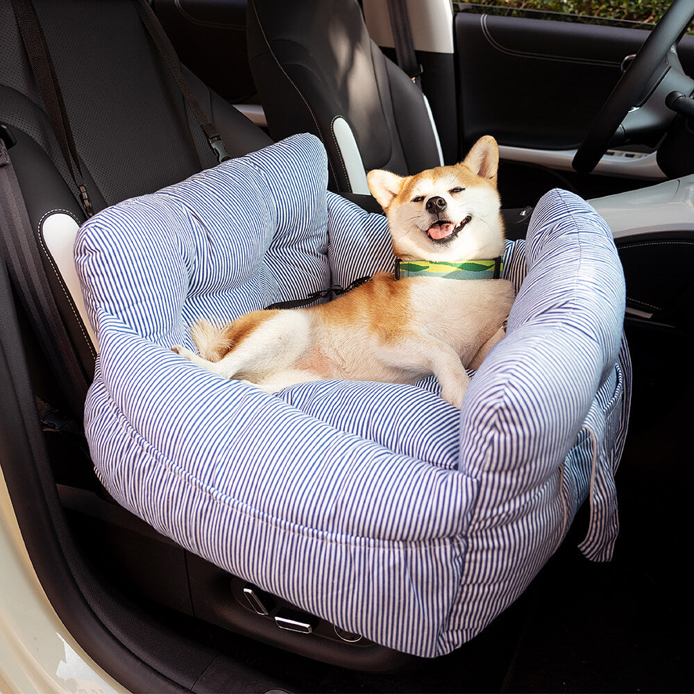 Hondenautostoel Draagbaar Reisbed Comfortabel Bolster Veilige Zetel voor Kleine Honden Katten Huisdieren | Sansoti
