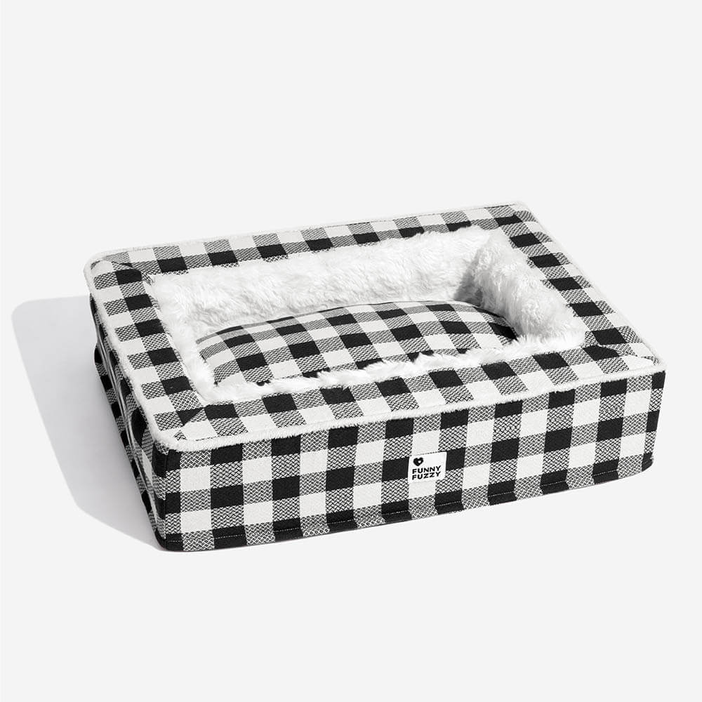 Hondenmand Antistress Tartan Klassiek Design Rustgevend Comfortabel Bed voor Huisdieren Honden Katten | Sansoti