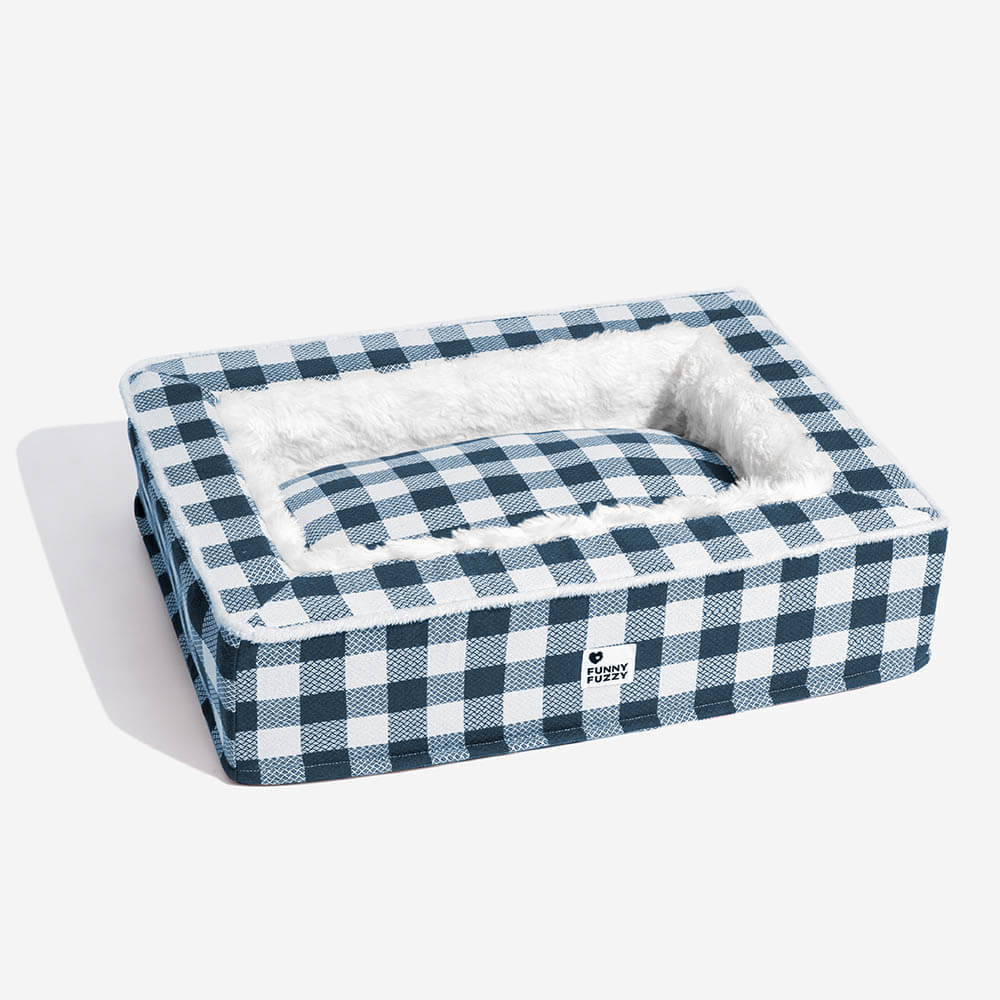 Hondenmand Antistress Tartan Klassiek Design Rustgevend Comfortabel Bed voor Huisdieren Honden Katten | Sansoti