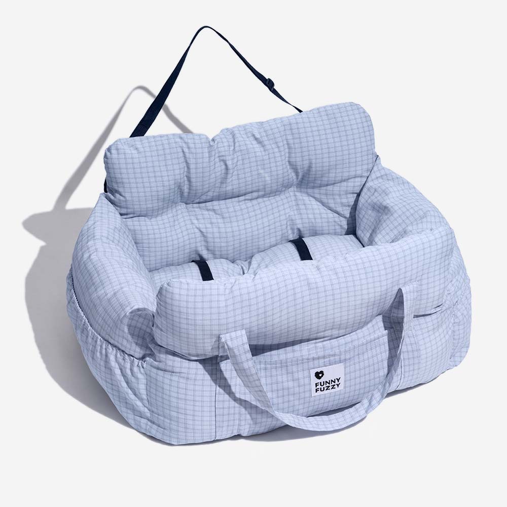 Hondenautostoel Draagbaar Reisbed Comfortabel Bolster Veilige Zetel voor Kleine Honden Katten Huisdieren | Sansoti
