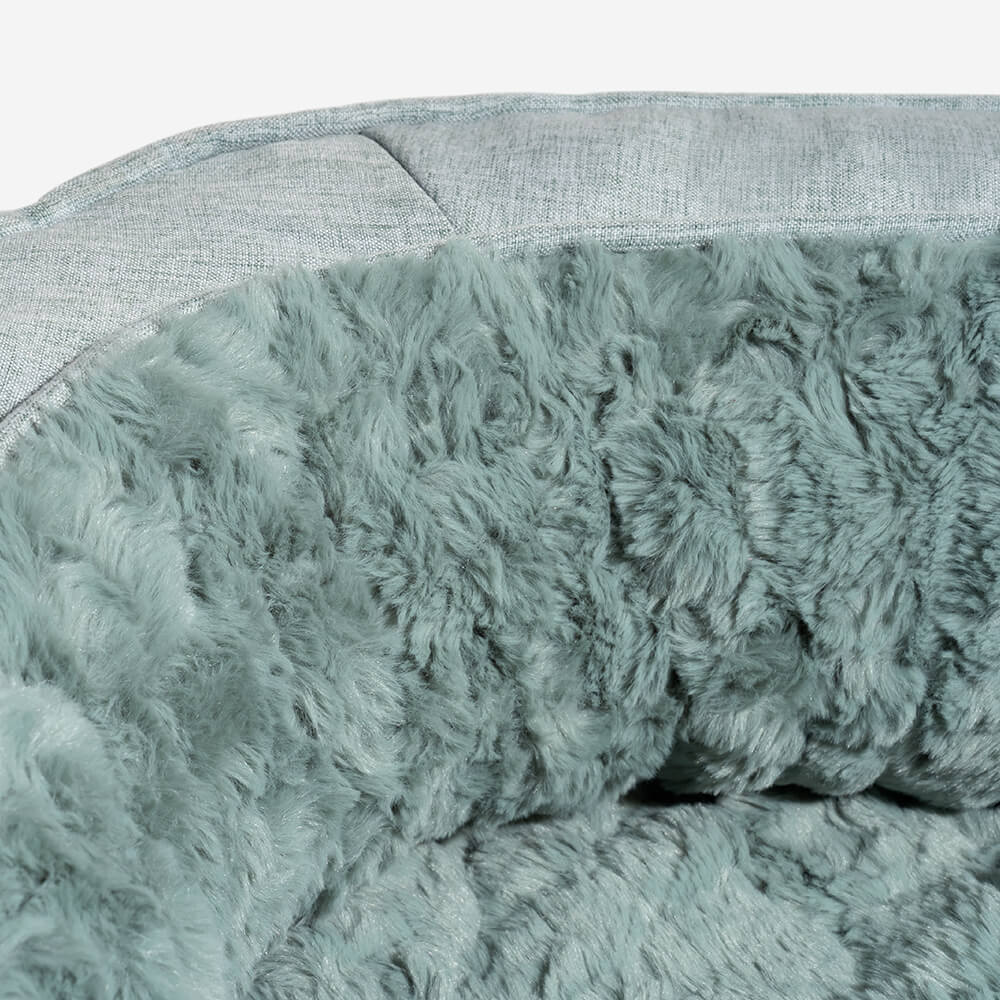 Orthopedisch Hondenmand Donut Rond met Hoge Rand en Antislip Onderkant voor Kleine Middelgrote Grote Honden | Sansoti