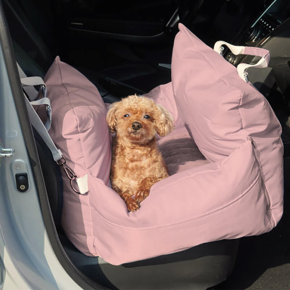 Autostoelbed voor Honden Waterbestendig First Class Comfortabele Reismand met Veiligheidsgordel Autodeken | Sansoti