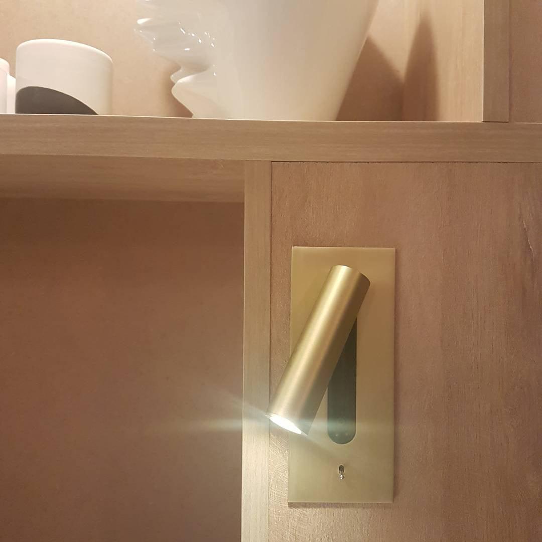 Industrielle Aluminium-Wandleuchte LED 3000K-6000K mit Schalter, minimalistische Design-Wandbeleuchtung für Innenräume | Sansoti