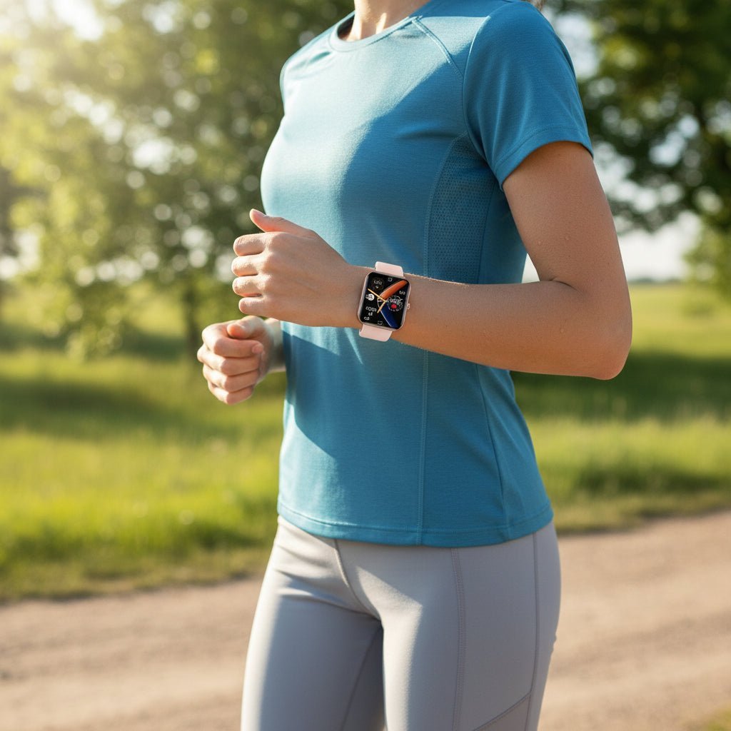 Gesundheitsuhr mit Herzfrequenz-, Blutdruck- und Sauerstoffmessung, Schlaftracker, Sportmodi, iOS, Android und magnetischem Ladegerät | Sansoti