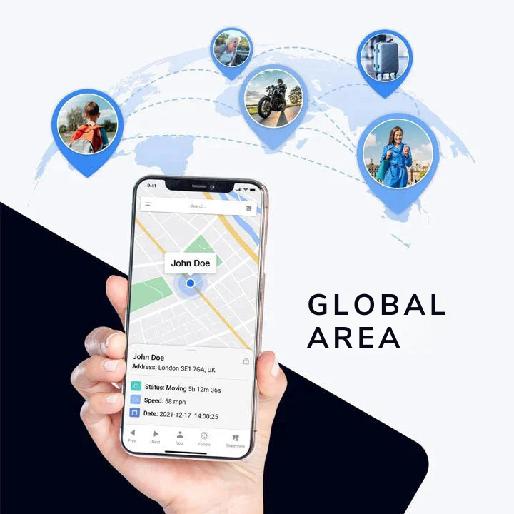 GPS Tracker met Magnetische Bevestiging | Realtime Tracking via App | Voertuigen en Waardevolle Spullen Volgen | Langdurige Accuduur | Sansoti