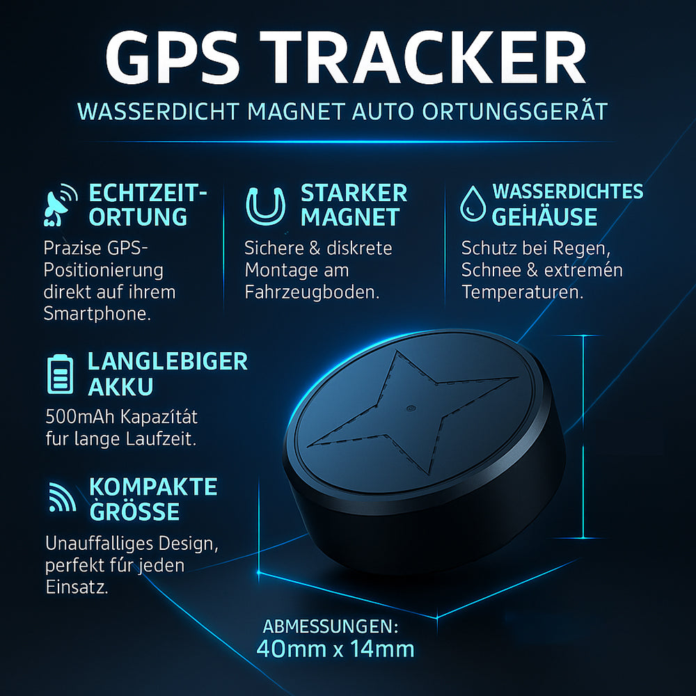 Waterdichte GPS Tracker met Magneet voor Realtime Voertuiglocatie | Sansoti