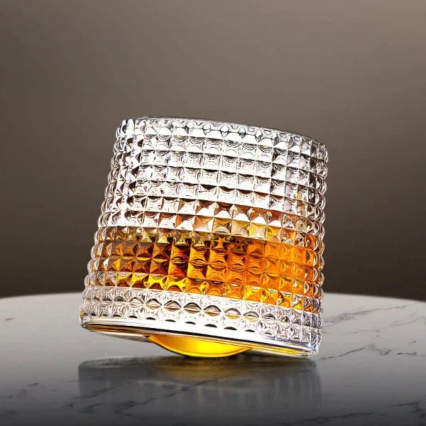 Draaibare Whiskyglazen Set – Loodvrij Kristal – Voor Intense Aromas en Stijlvol Genieten | Sansoti