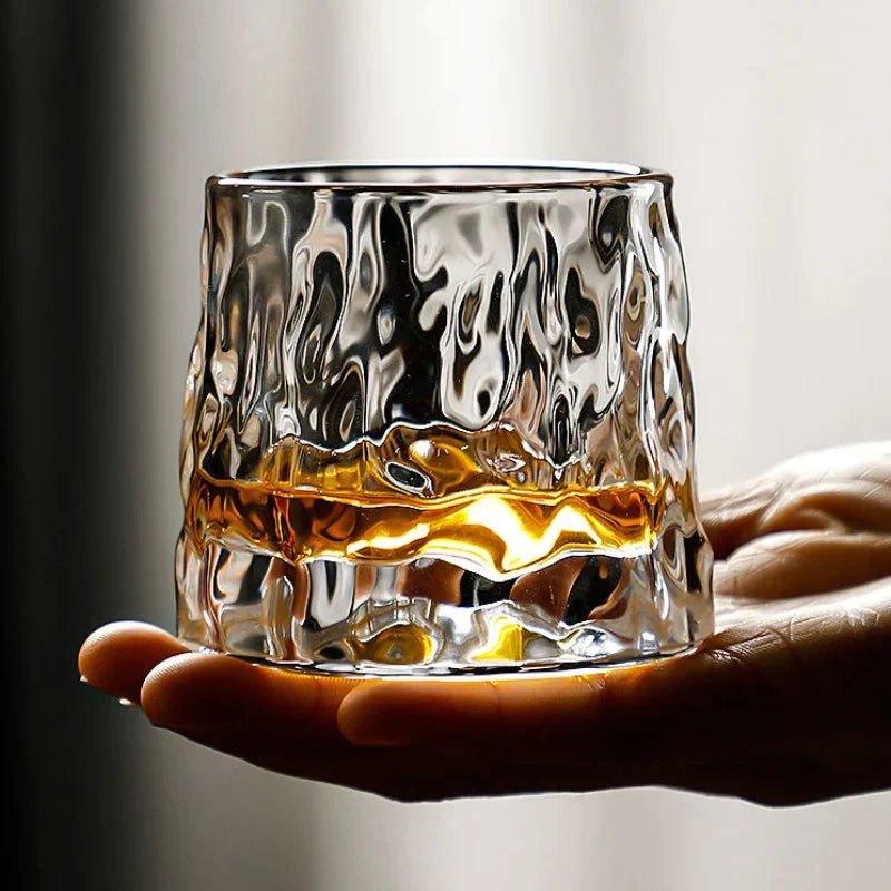 Draaibare Whiskyglazen Set – Loodvrij Kristal – Voor Intense Aromas en Stijlvol Genieten | Sansoti