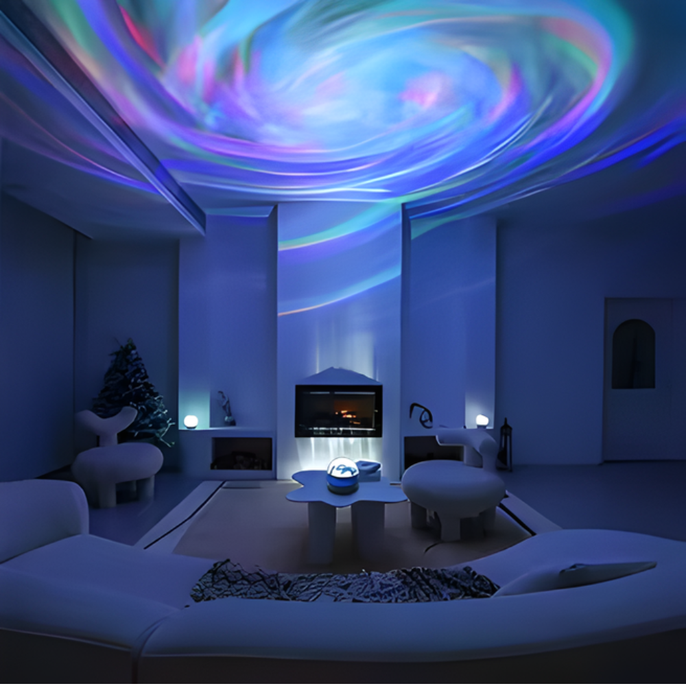 Sterrenhemel Projector LED met Noorderlicht Effect voor Ontspanning en Sfeer | Sansoti