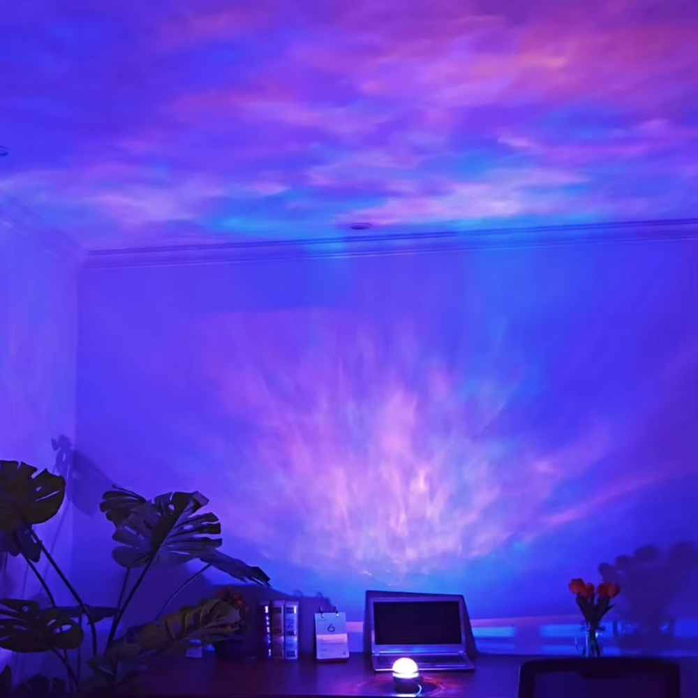 Sterrenhemel Projector LED met Noorderlicht Effect voor Ontspanning en Sfeer | Sansoti