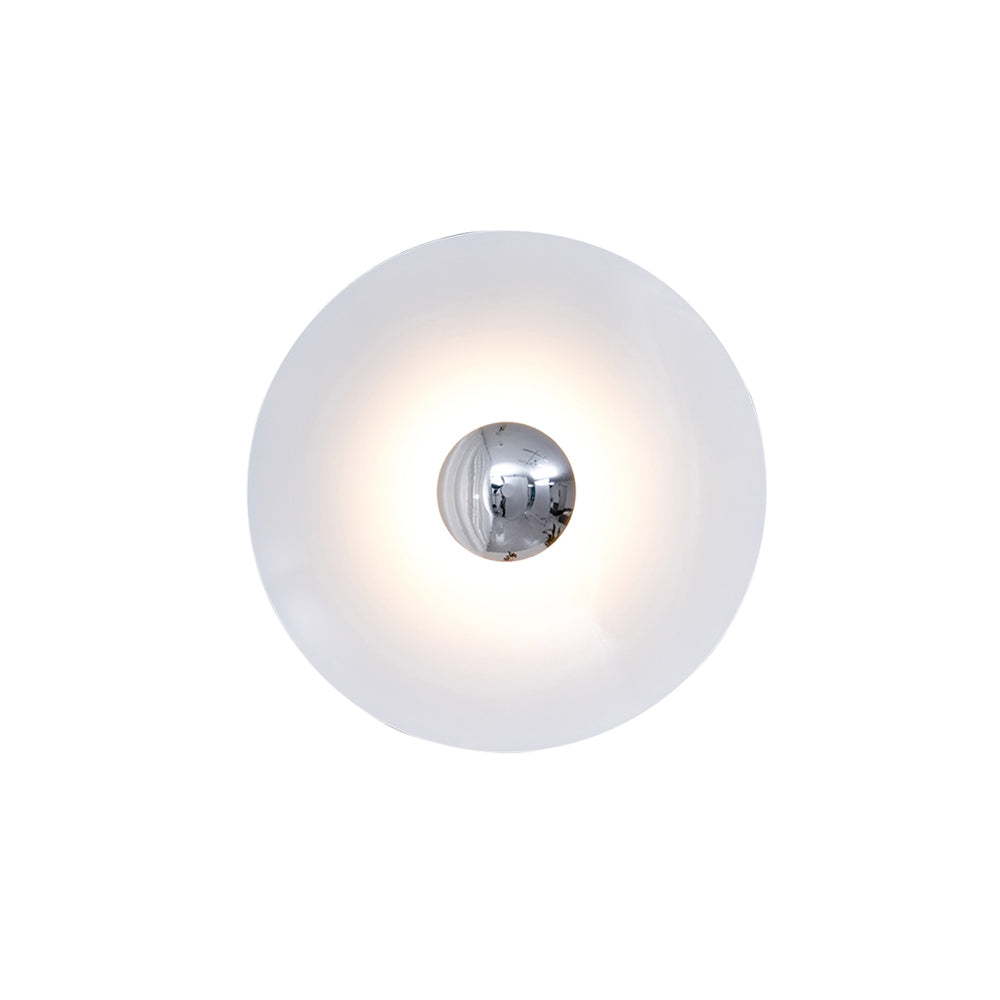 Round LED Wall Light Eclipse Metal Ceiling Light Modern Minimalist Lighting Living Room Bedroom | Sansoti