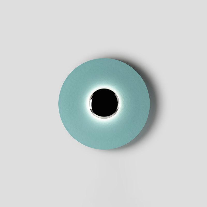 Round LED Wall Light Eclipse Metal Ceiling Light Modern Minimalist Lighting Living Room Bedroom | Sansoti