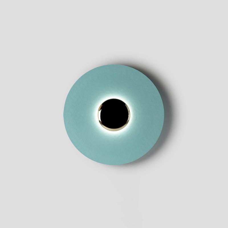 Round LED Wall Light Eclipse Metal Ceiling Light Modern Minimalist Lighting Living Room Bedroom | Sansoti