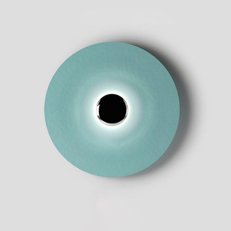 Round LED Wall Light Eclipse Metal Ceiling Light Modern Minimalist Lighting Living Room Bedroom | Sansoti