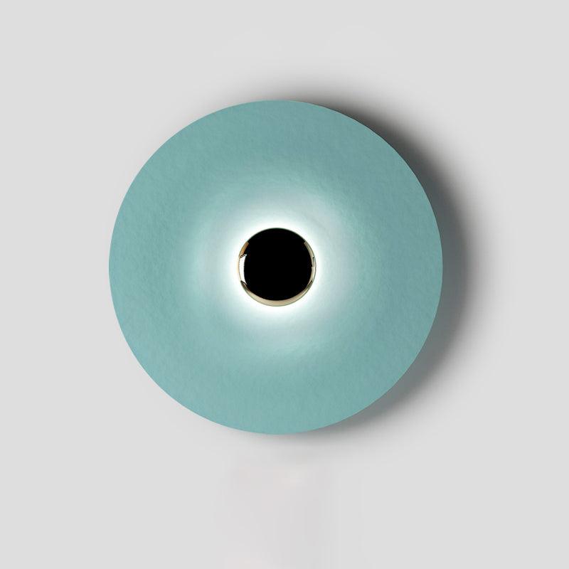 Round LED Wall Light Eclipse Metal Ceiling Light Modern Minimalist Lighting Living Room Bedroom | Sansoti