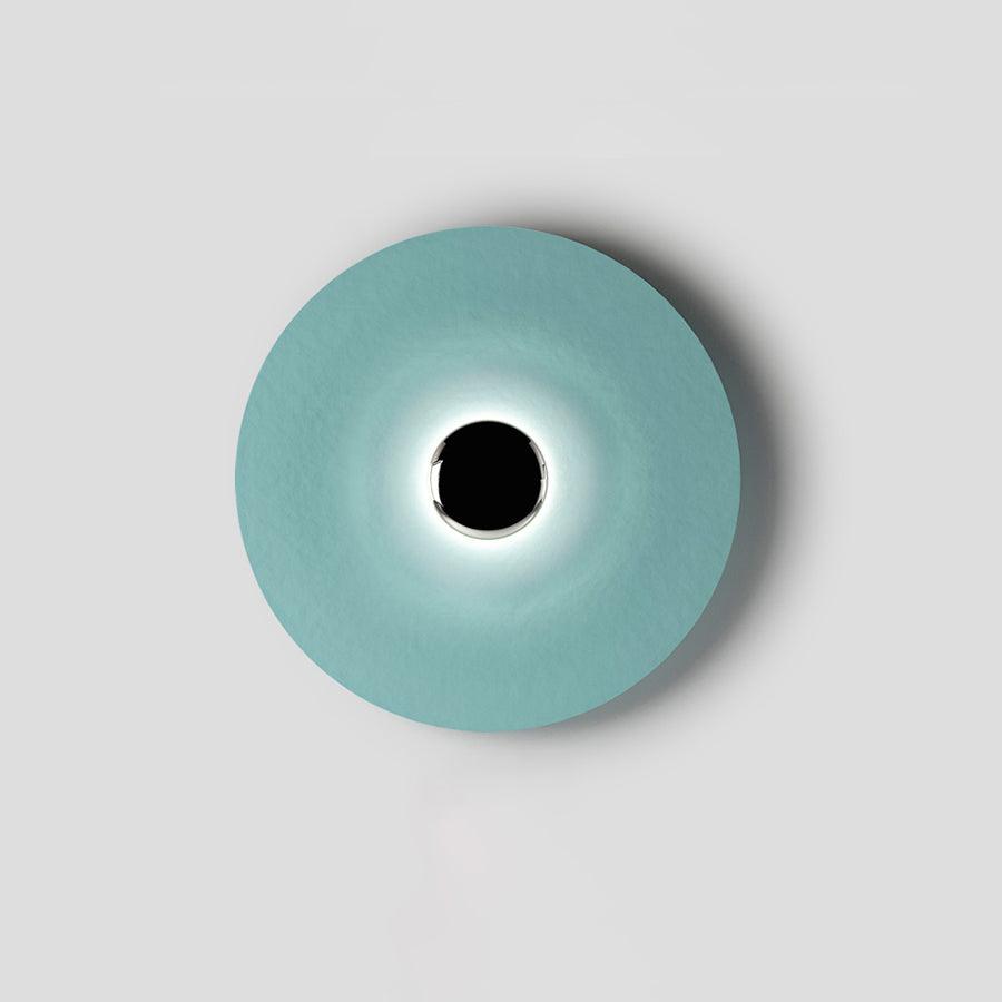 Round LED Wall Light Eclipse Metal Ceiling Light Modern Minimalist Lighting Living Room Bedroom | Sansoti