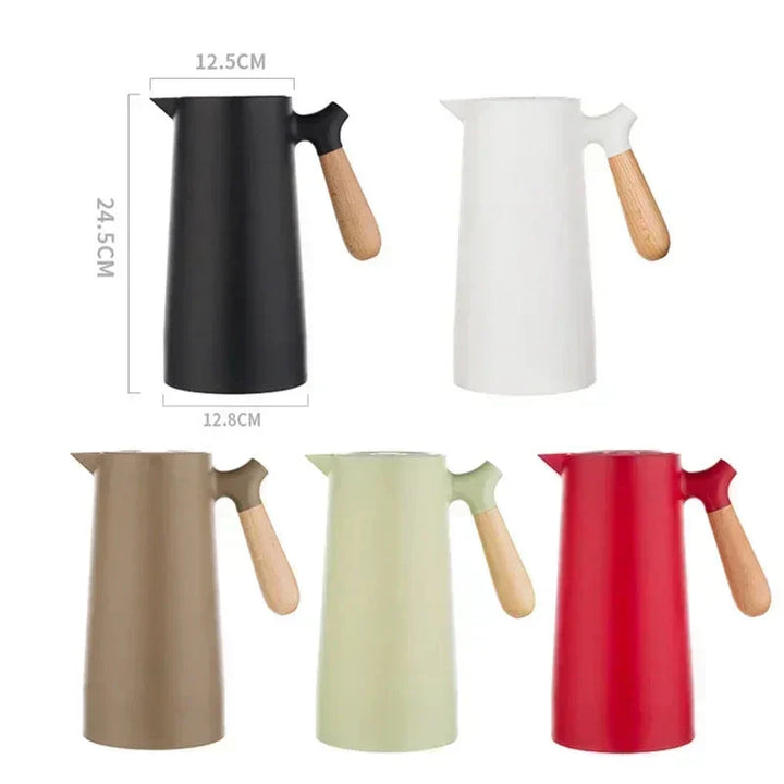 Isolerende Thermosfles RVS 1000ml Dubbelwandig Warm & Koud | Sansoti
