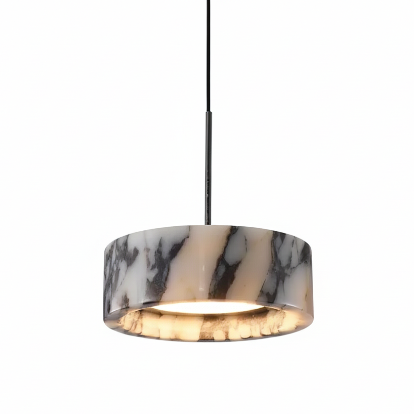 Hanglamp Marmer met IJzeren Afwerking LED Verlichting Modern Design voor Woonkamer Slaapkamer Eetkamer | Sansoti