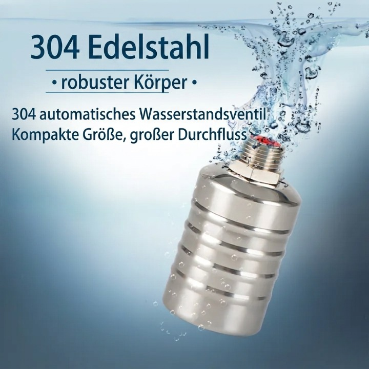 Vlotterventiel Automatisch RVS 304 Zonder Stroom voor Watertank Cisterne Regeling | Sansoti