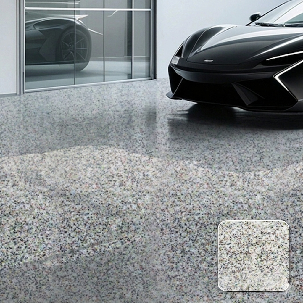 Epoxyhars Vloercoating Marmereffect Hoogglans Beschermlaag voor Beton Tegels Duurzaam Waterdicht 550g | Sansoti