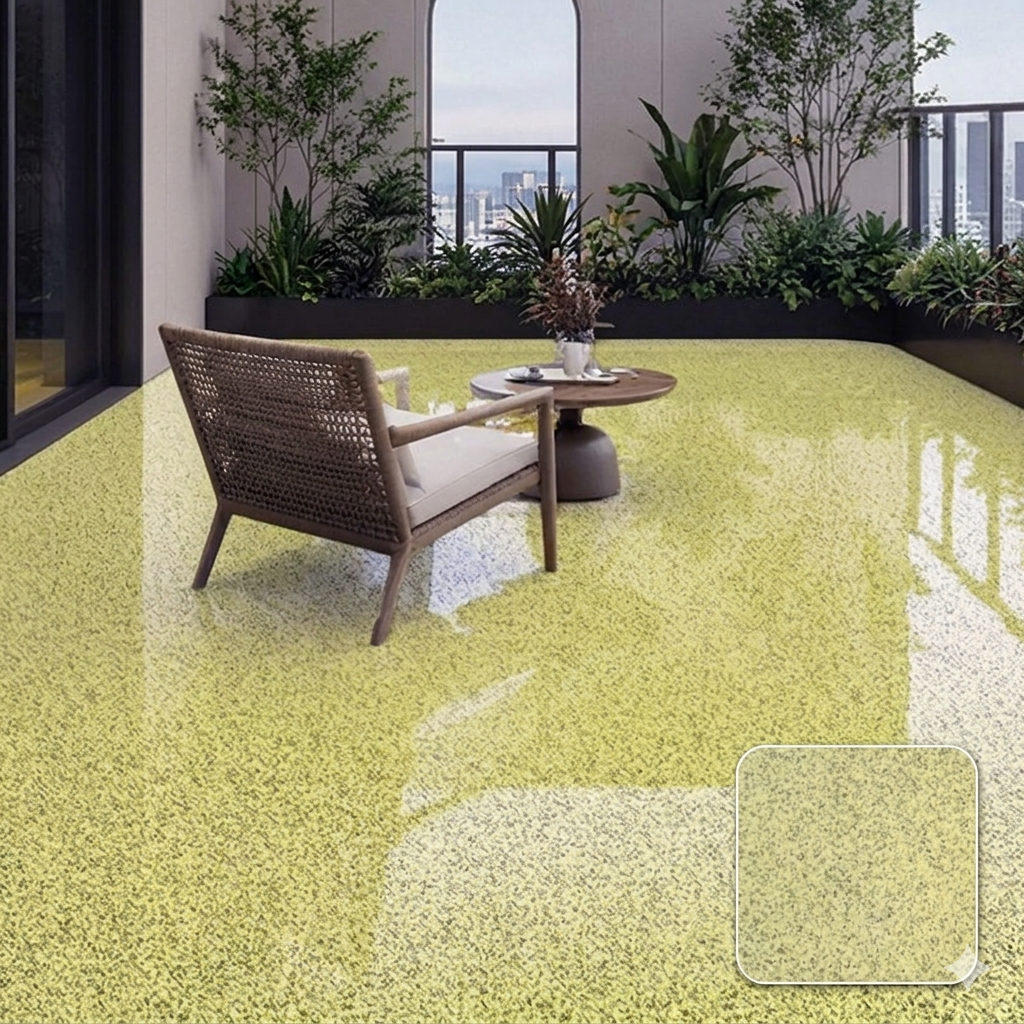 Epoxyhars Vloercoating Marmereffect Hoogglans Beschermlaag voor Beton Tegels Duurzaam Waterdicht 550g | Sansoti