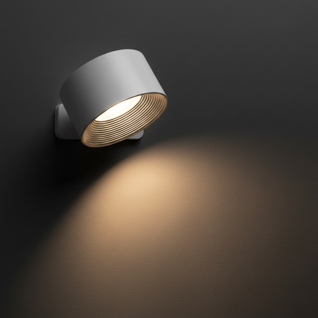 Draadloze Wandlamp Verstelbaar 360° LED Oplaadbaar USB Leeslamp Slaapkamer Woonkamer Hal Batterij Dimbaar | Sansoti