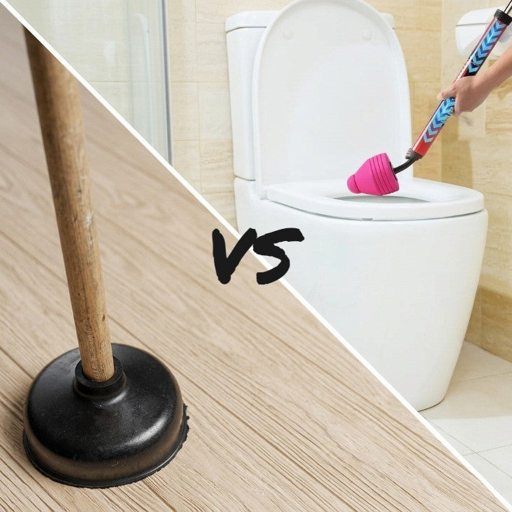 Afvoerstokker Hogedruk ABS Rubber 64cm 80PSI 5,5bar Toilet Wastafel Douche Badkuip Keuken Zonder Chemie Herbruikbaar Rood Zwart | Sansoti