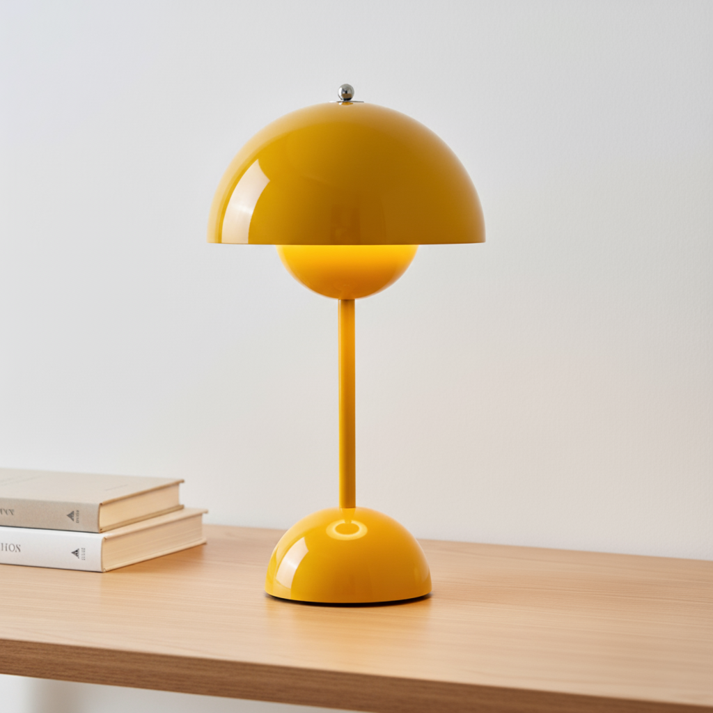 Lampe de Table Scandinave avec Lumière Chaude Dimmable – Lampe Design Minimaliste pour Salon & Chambre | Restfield
