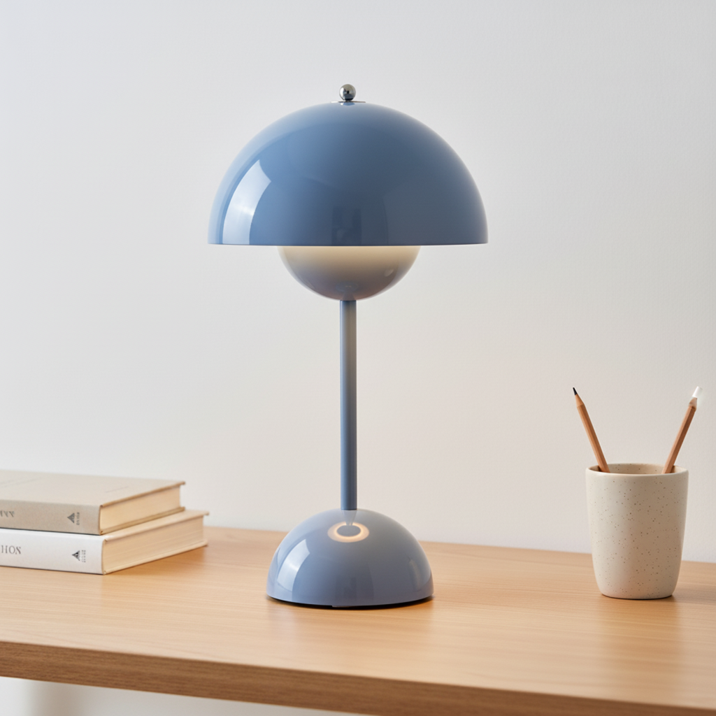 Lampe de Table Scandinave avec Lumière Chaude Dimmable – Lampe Design Minimaliste pour Salon & Chambre | Restfield