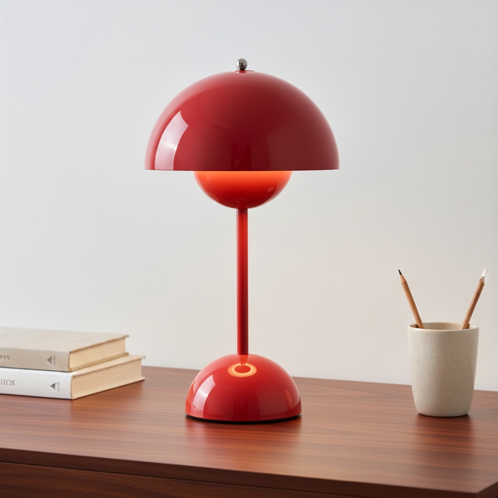 Lampe de Table Scandinave avec Lumière Chaude Dimmable – Lampe Design Minimaliste pour Salon & Chambre | Restfield