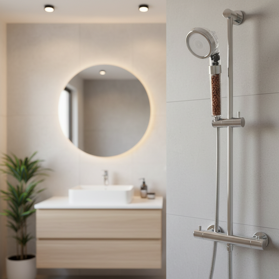 Handdouche met Ionenfilter 3 Standen Rainfall Jetting Massage ABS Waterbesparing Verhoogde Druk Badkamer | Sansoti