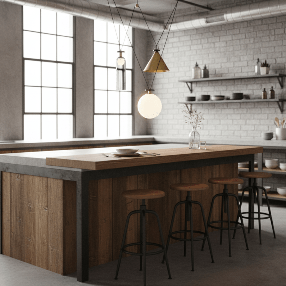 Geometrische Kroonluchter Modulair met Abstracte Vormen | Sansoti