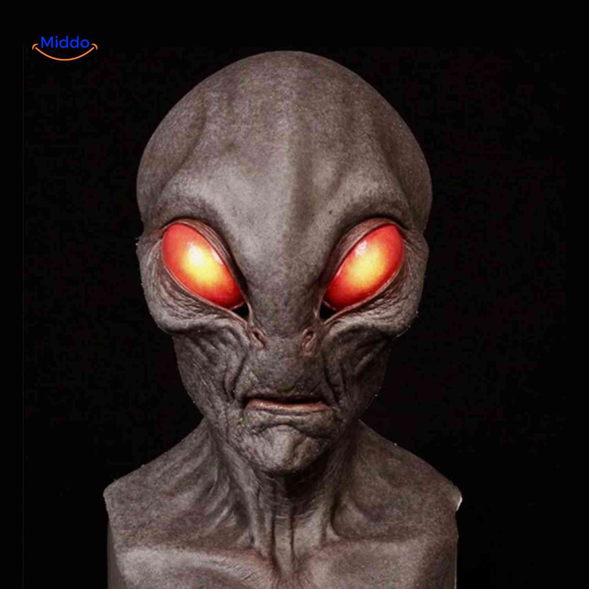 Realistic Latex Mask Older Man Woman Alien Halloween Cosplay Breathable Elastic Costume Party Costume | Sansoti