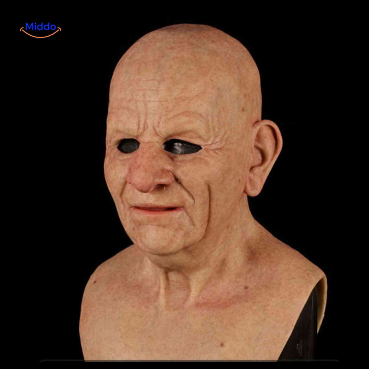 Realistic Latex Mask Older Man Woman Alien Halloween Cosplay Breathable Elastic Costume Party Costume | Sansoti
