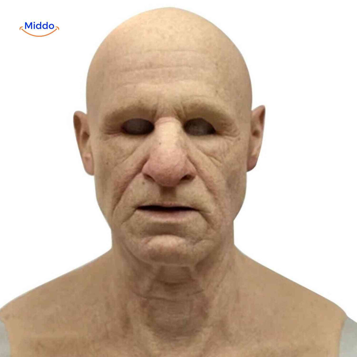 Realistic Latex Mask Older Man Woman Alien Halloween Cosplay Breathable Elastic Costume Party Costume | Sansoti