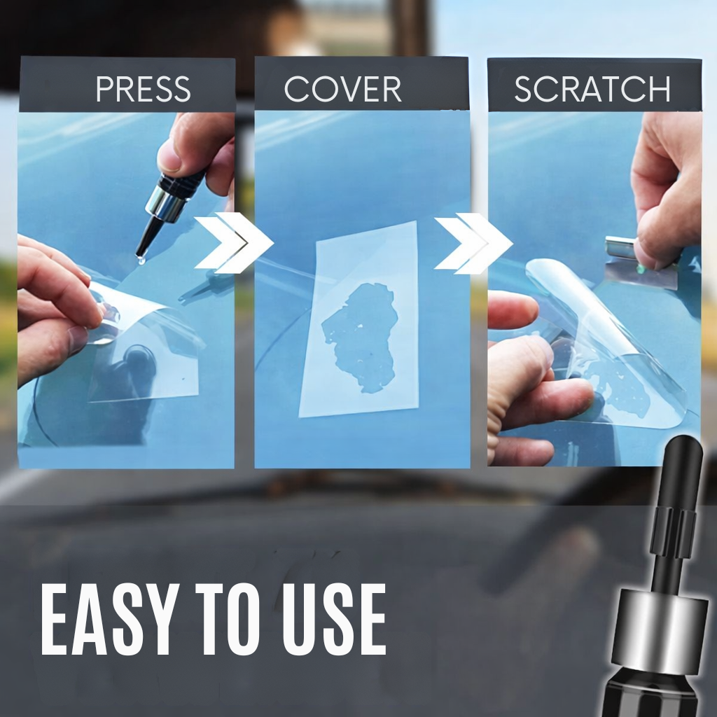 Glasreparatieset voor Autoruit en Smartphone | Professionele Herstelkit met Extra Sterke Formule | Transparant Resultaat | Sansoti