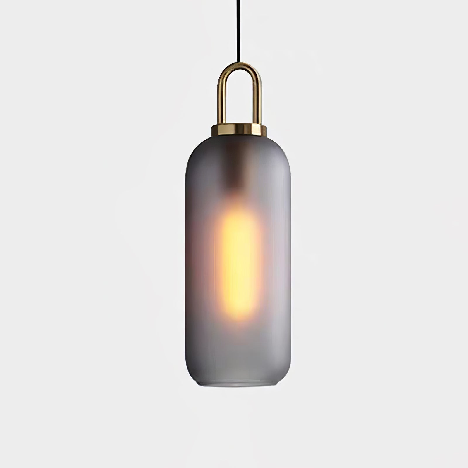 Glazen Hanglamp met Koperen Afwerking – Capsule & Sphere Vormen | Sansoti