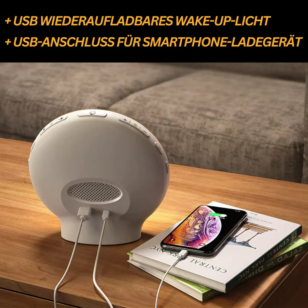 Lichtwecker mit Naturgeräuschen & Sonnenaufgang – Sanft aufwachen mit Licht und Ton | Restfield