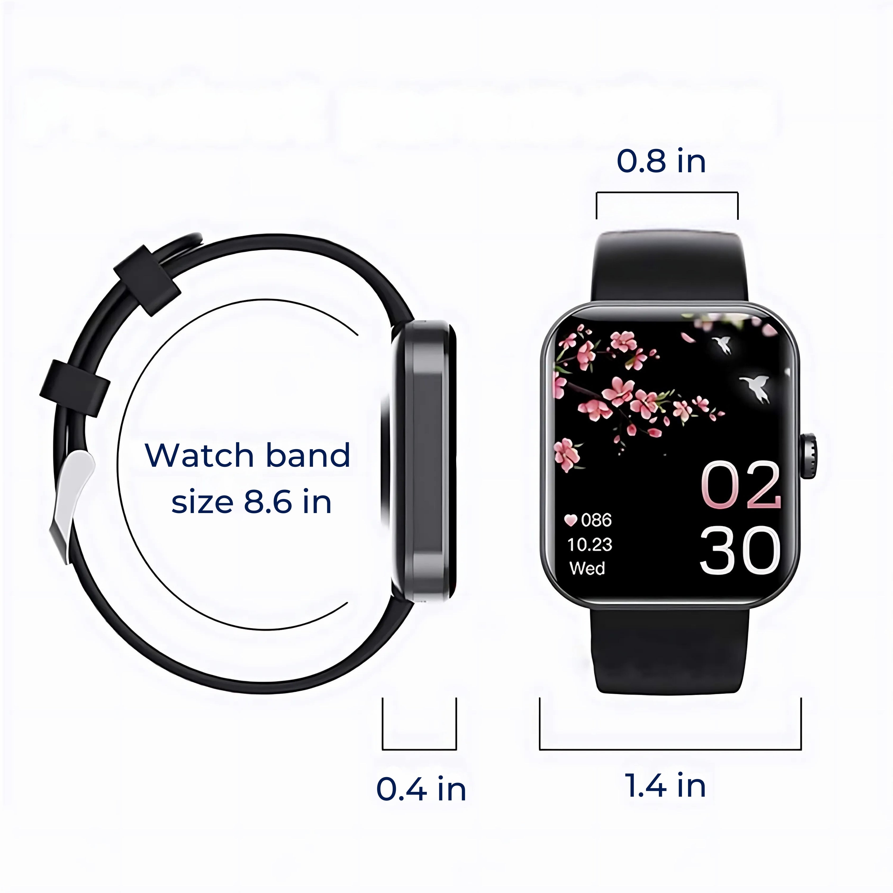 Non-Invasieve Glucosemeter Smartwatch met Realtime Monitoring en Trendanalyse voor Bloedsuikerbeheer | Sansoti