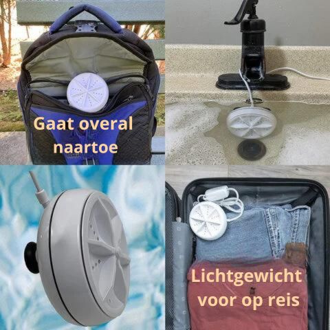 Draagbare USB Mini Wasmachine voor Onderweg | Compacte Wasoplossing voor Ondergoed en Klein Textiel | Handige Reiswasmachine | Sansoti