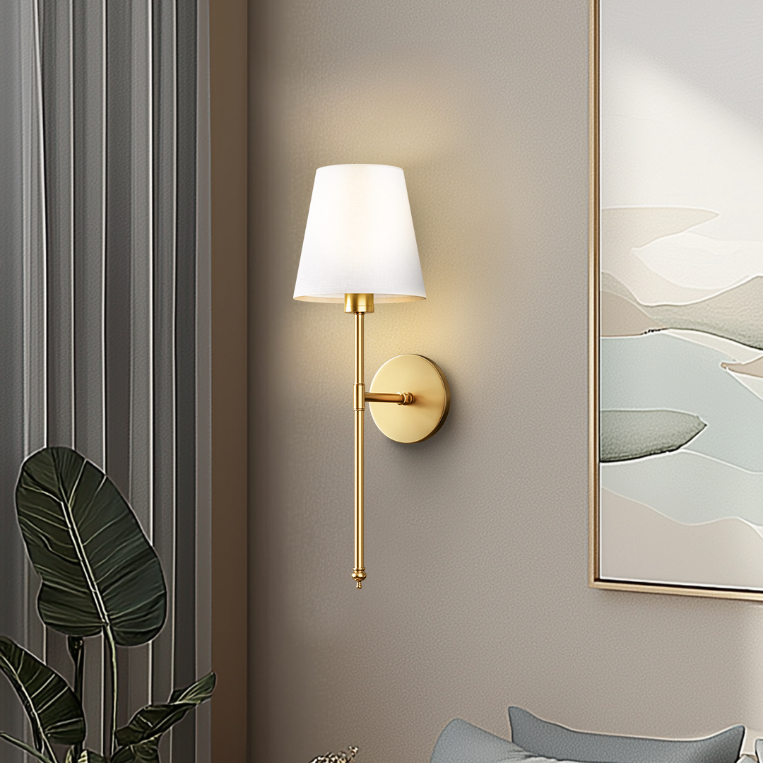 Applique murale sans perçage Sans fil 2 pièces Télécommande Dimmable Température de couleur réglable | Restfield