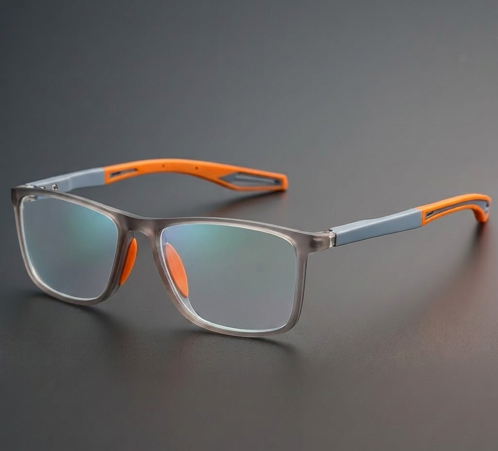 Multifocale Leesbril met Blauwe Lichtfilter – Ultralichte TR90 Bril met UV-Bescherming en Progressieve Glazen voor Scherp Zicht | Sansoti