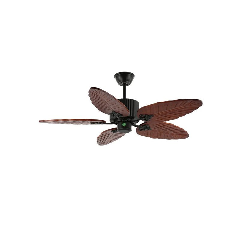 Plafondventilator met Houten Bladen en Verlichting – Modern Design met 6 Snelheden | Sansoti