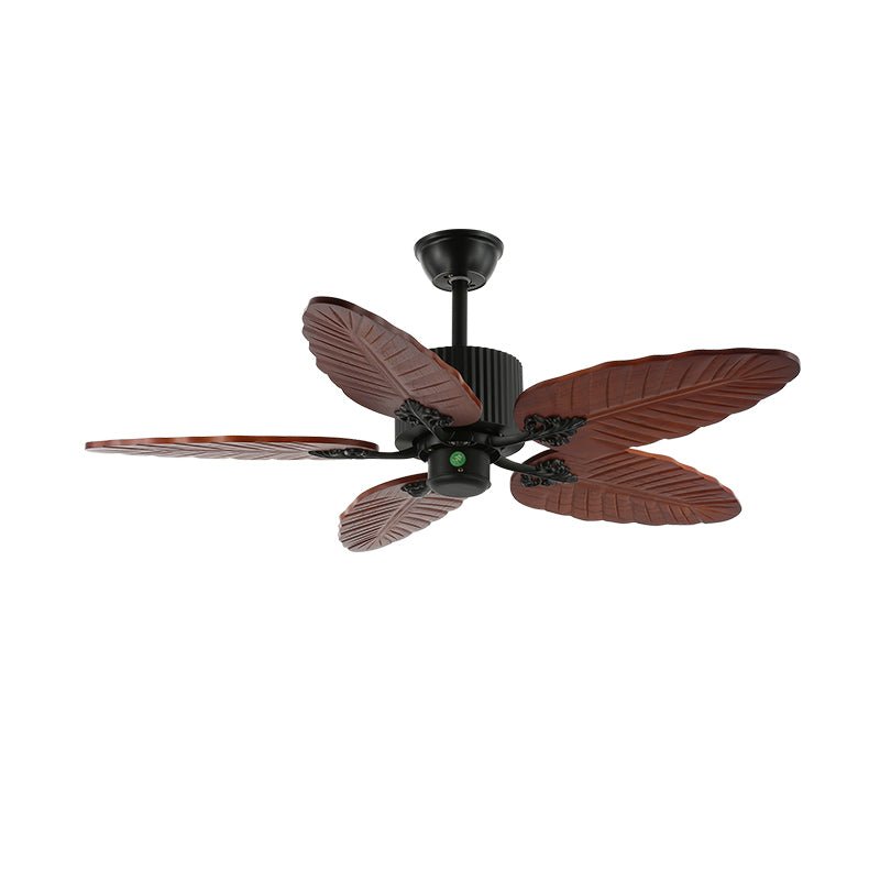 Plafondventilator met Houten Bladen en Verlichting – Modern Design met 6 Snelheden | Sansoti
