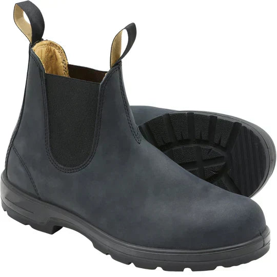 Waterdichte Chelsea Boots met Elastische Zijpanelen en Profielzool | Sansoti